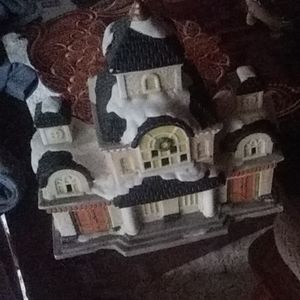 Set of 6 Vintage Christmas Town